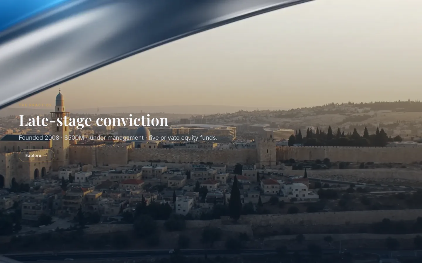 Shavit Capital — the practice section, late-stage conviction.